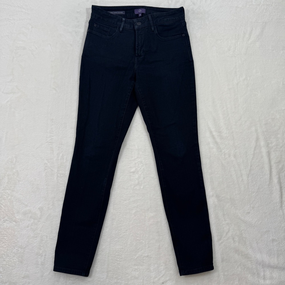 NYDJ Skinny Legging Womens 2P Black Ami High Rise Dark Wash Stretch Denim Jeans